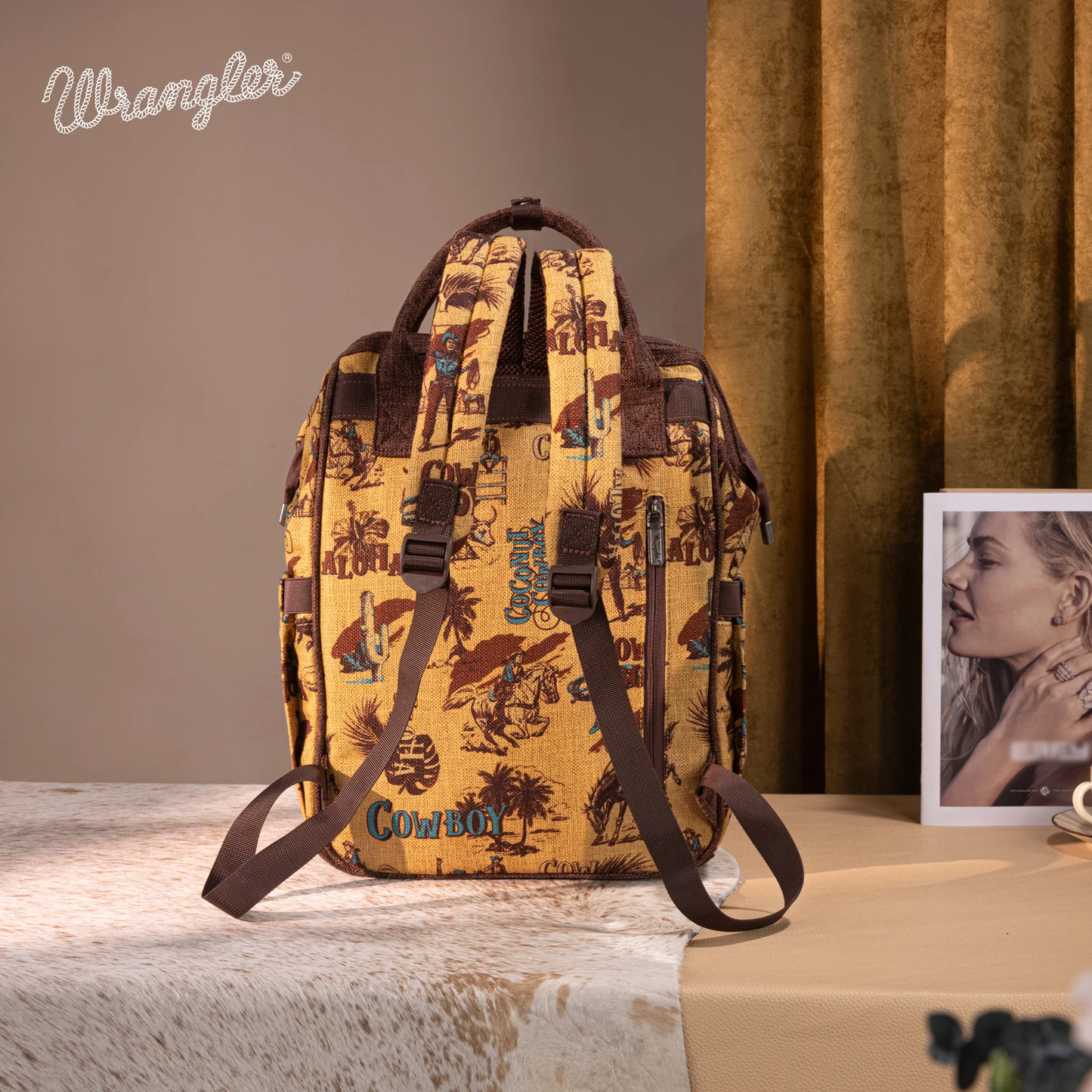 BOLSO MOCHILA WRANGLER MOSTAZA WG60-9110DK-YL