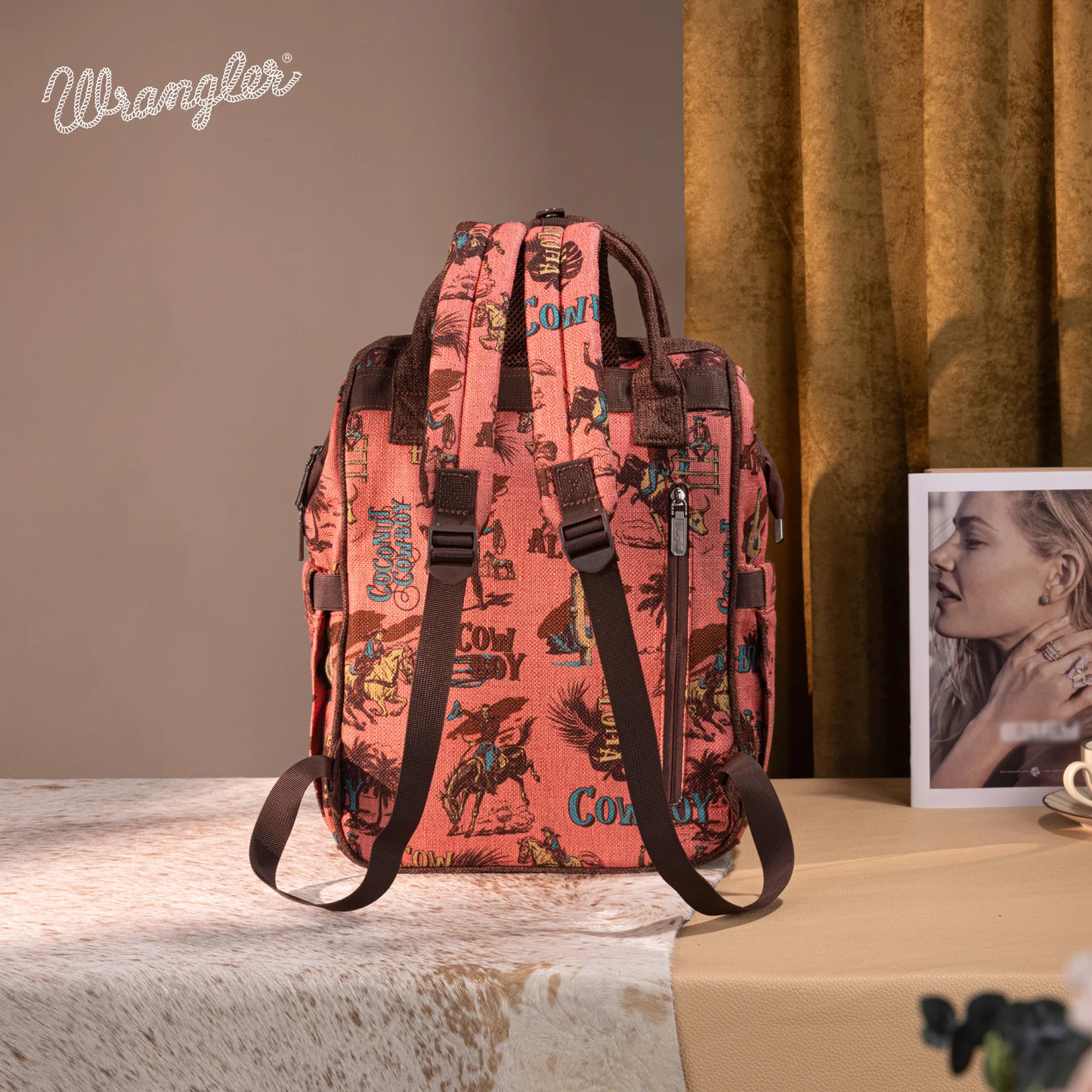 BOLSO MOCHILA WRANGLER ROSA WG60-9110HPK