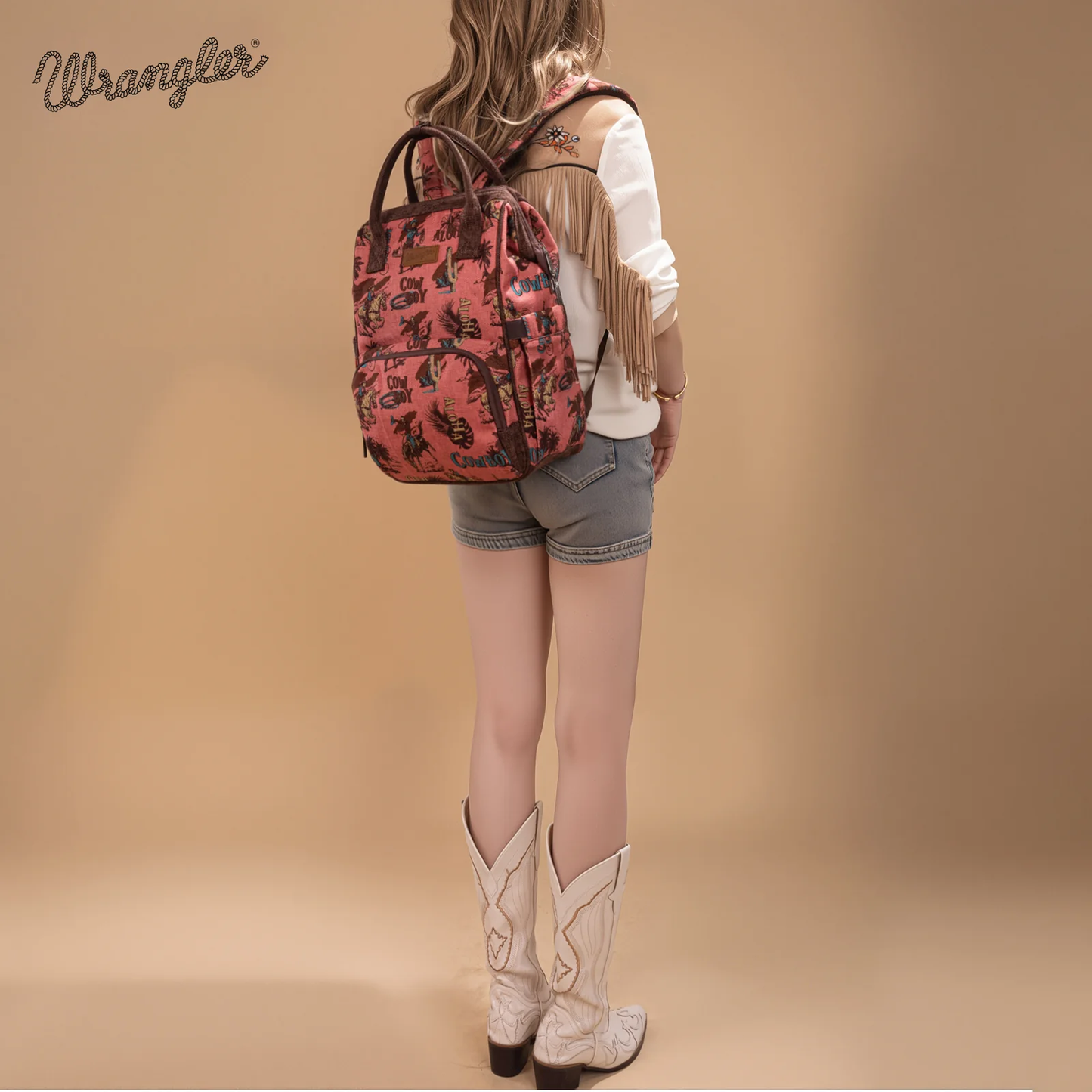 BOLSO MOCHILA WRANGLER ROSA WG60-9110HPK