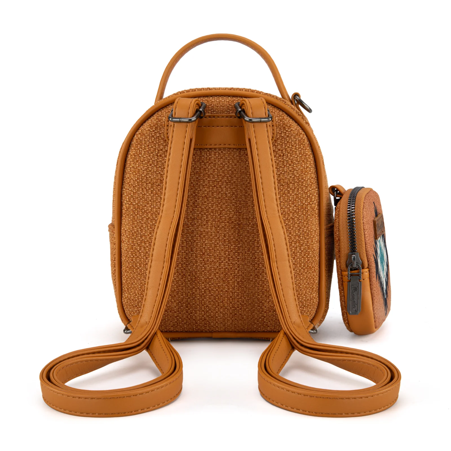 Bolso Mini Mochila Wrangler Mostaza Con Monedero WG174-8600OR