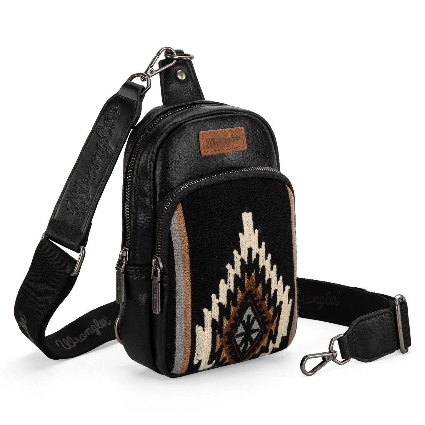Bolso Crossbag Wrangler Cruzada Negro Telar WG174-210BK