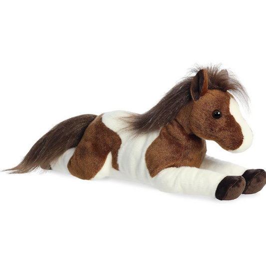 PELUCHE CABALLO PINTO GRANDE 40CM