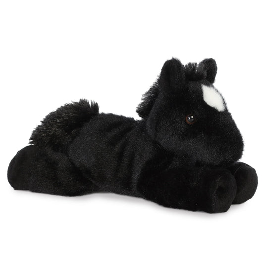 PELUCHE CABALLO PEQUEÑO NEGRO