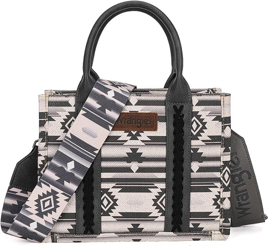 BOLSO WRANGLER TOTE BAG CHECOTAH GRIS WG2203A-8120SBK
