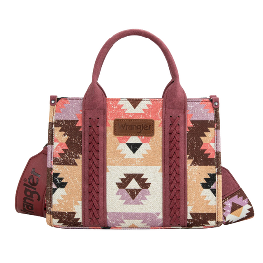 BOLSO WRANGLER TOTE BAG AZTECA UVA WG166G-81201PK