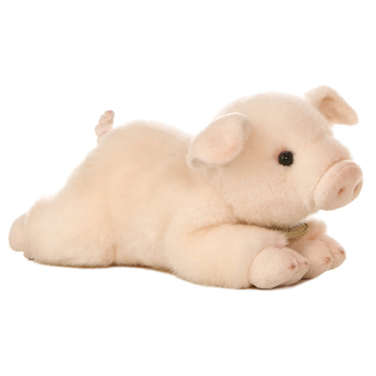 PELUCHE PUERQUITO REALISTA ROSA 20.3 CM