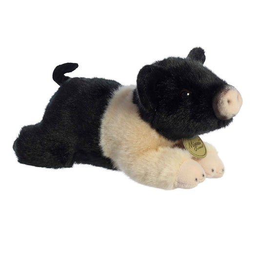 PELUCHE PUERQUITO REALISTANEGRO CON CAMEL 20.3 CM