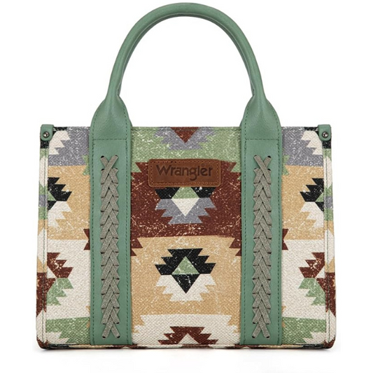 BOLSO WRANGLER TOTE BAG AZTECA VERDE WG166G-81201GN