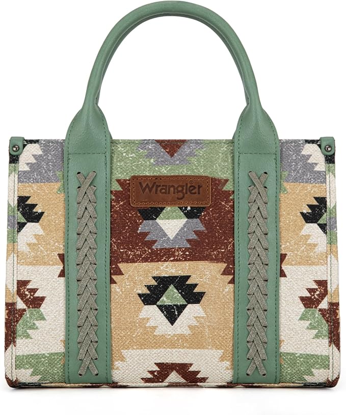 BOLSO WRANGLER TOTE BAG AZTECA VERDE WG166G-81201GN
