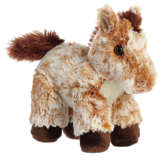 PELUCHE CABALLO PEQUEÑO CAFE AFELPADO
