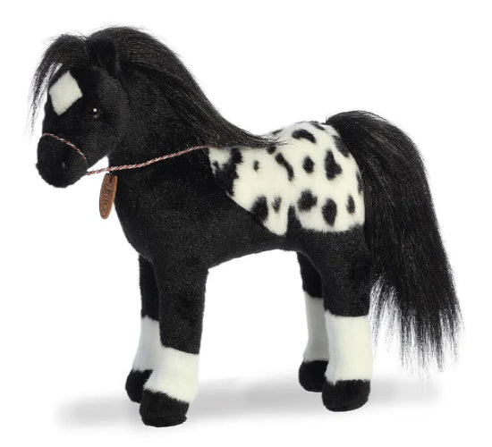 PELUCHE CABALLO BREYER APPALOOSA NEGRO