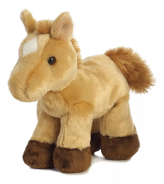 PELUCHE CABALLO PEQUEÑO BEIGE BAYO