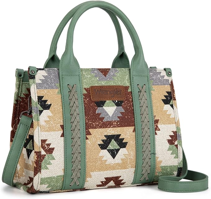 BOLSO WRANGLER TOTE BAG AZTECA VERDE WG166G-81201GN