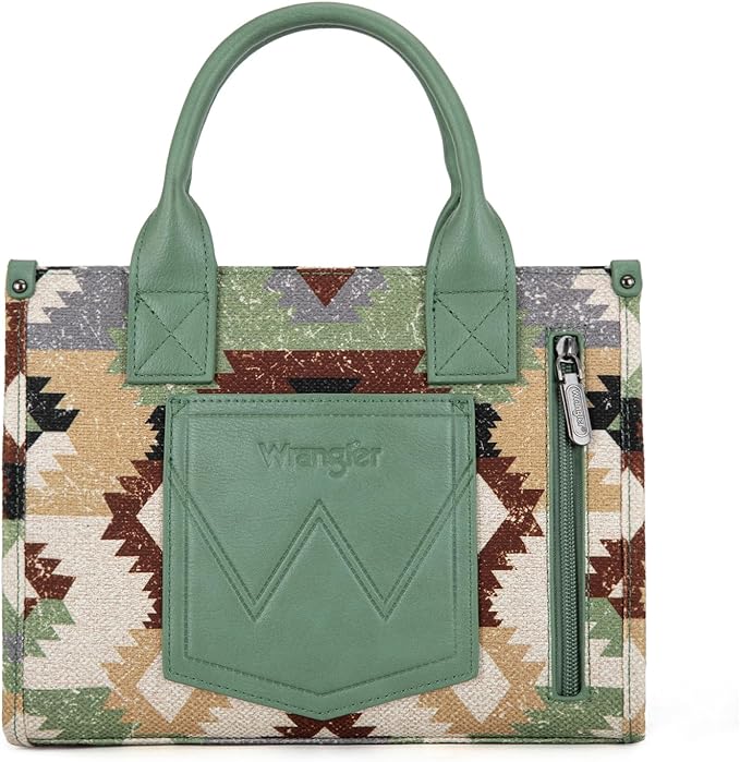 BOLSO WRANGLER TOTE BAG AZTECA VERDE WG166G-81201GN