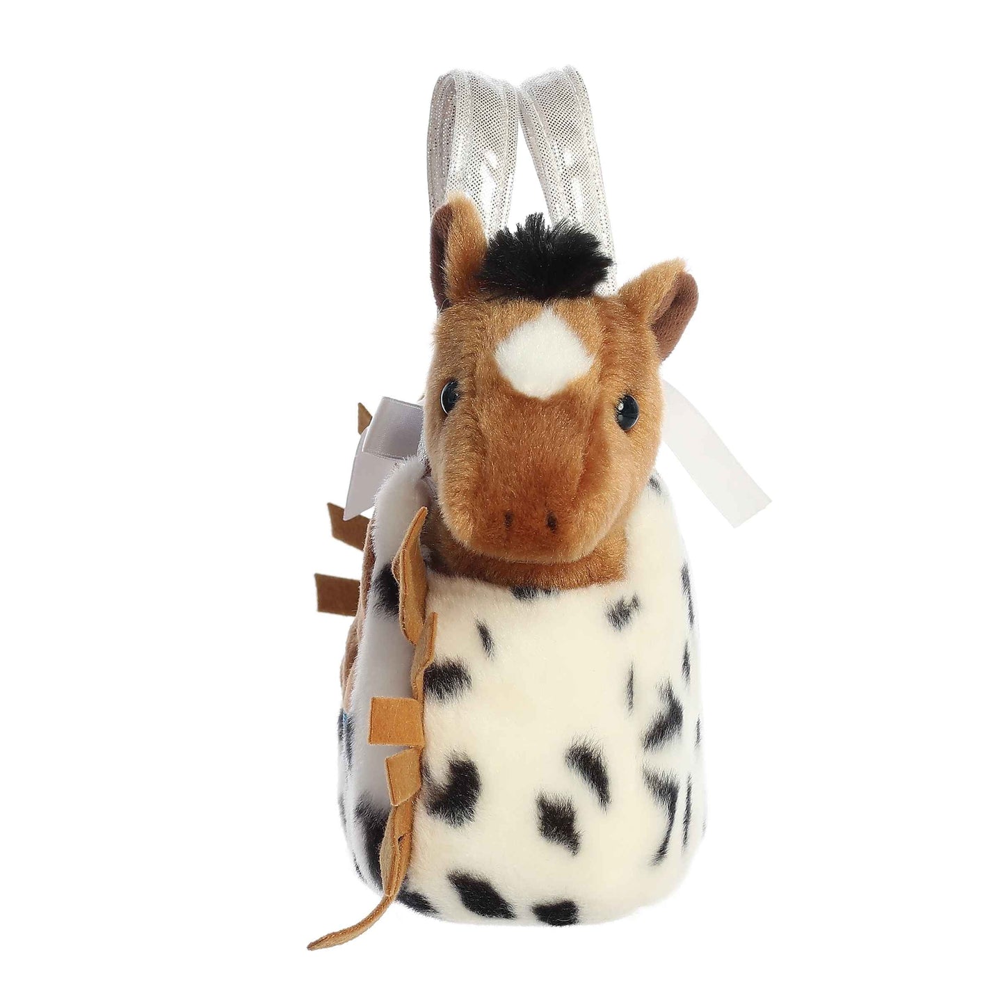 BOLSO PELUCHE PORTA CABALLO ESTILO WESTERN PONY