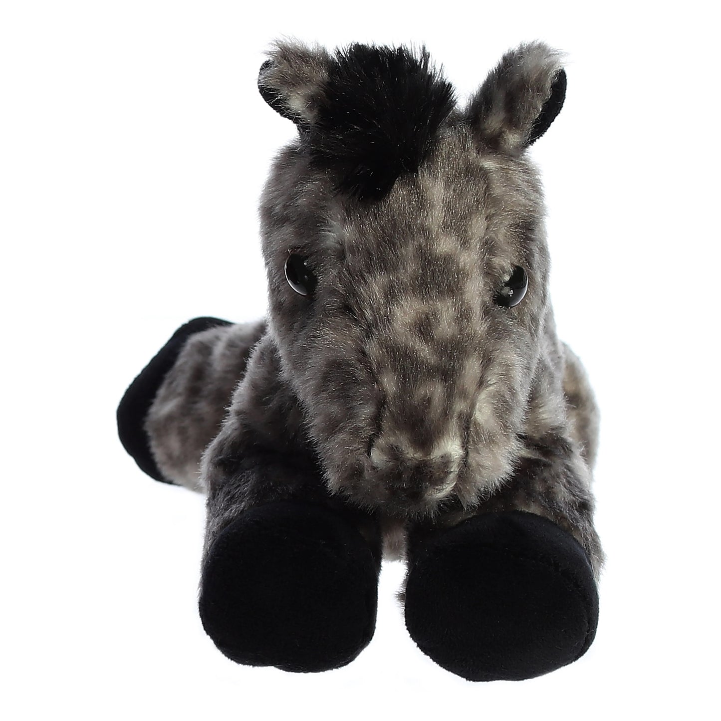 PELUCHE CABALLO PEQUEÑO GRIS MOTEADO TORMENTA