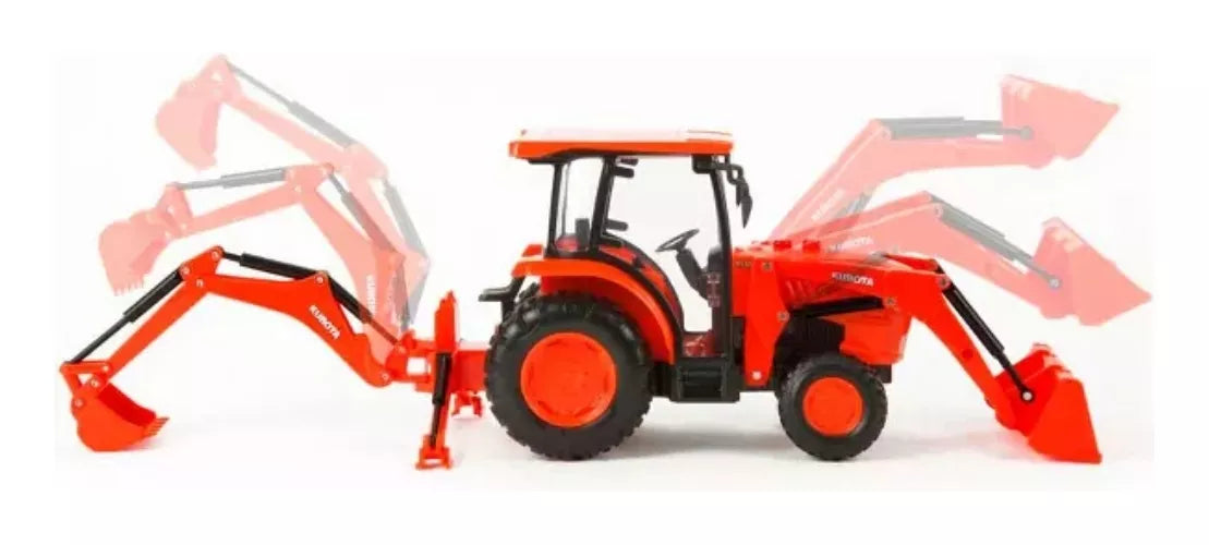 JUGUETE TRACTOR KUBOTA ESCALA 1:18 CON LUZ Y SONIDO