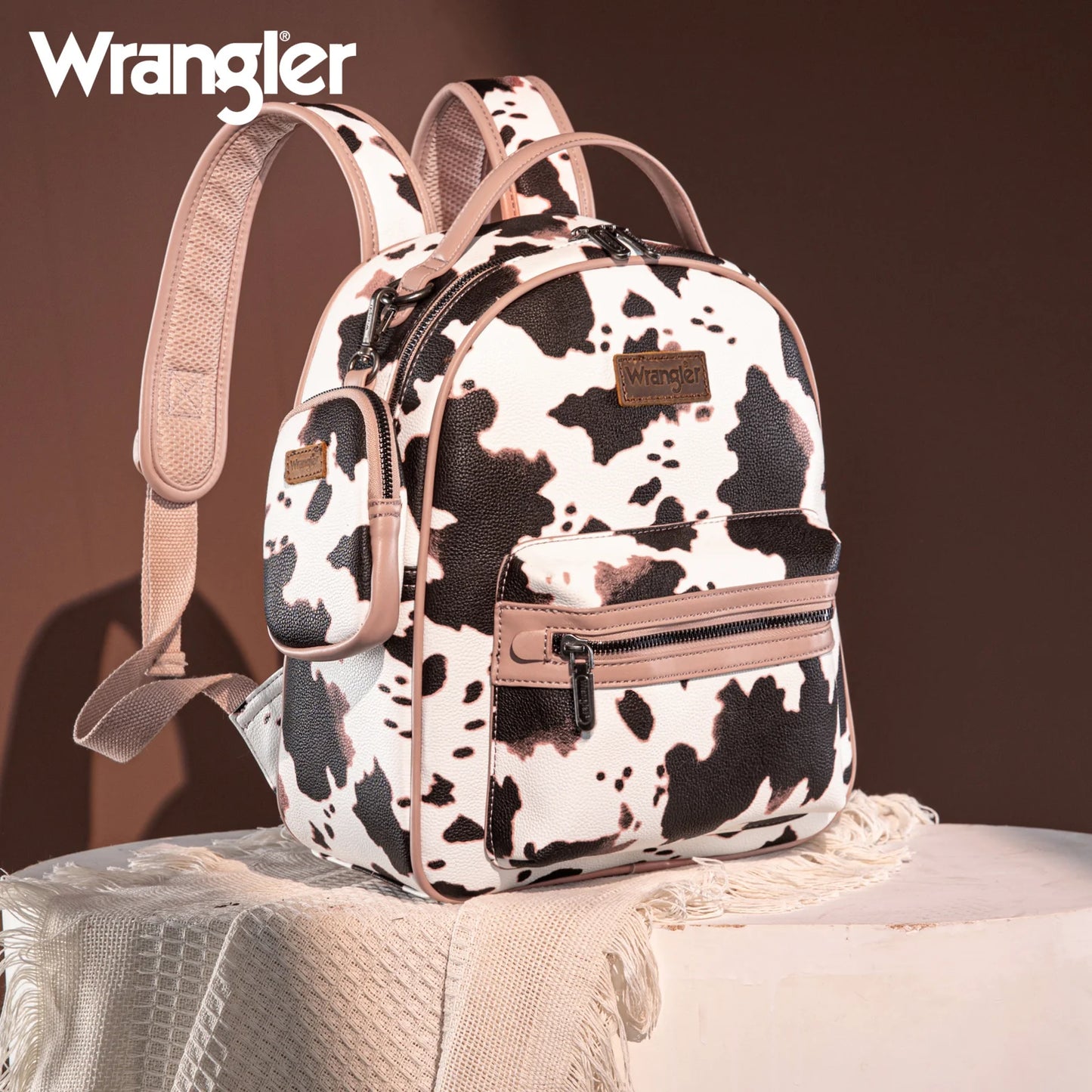 BOLSO MOCHILA WRANGLER PRINT VACA WG133-8603PK