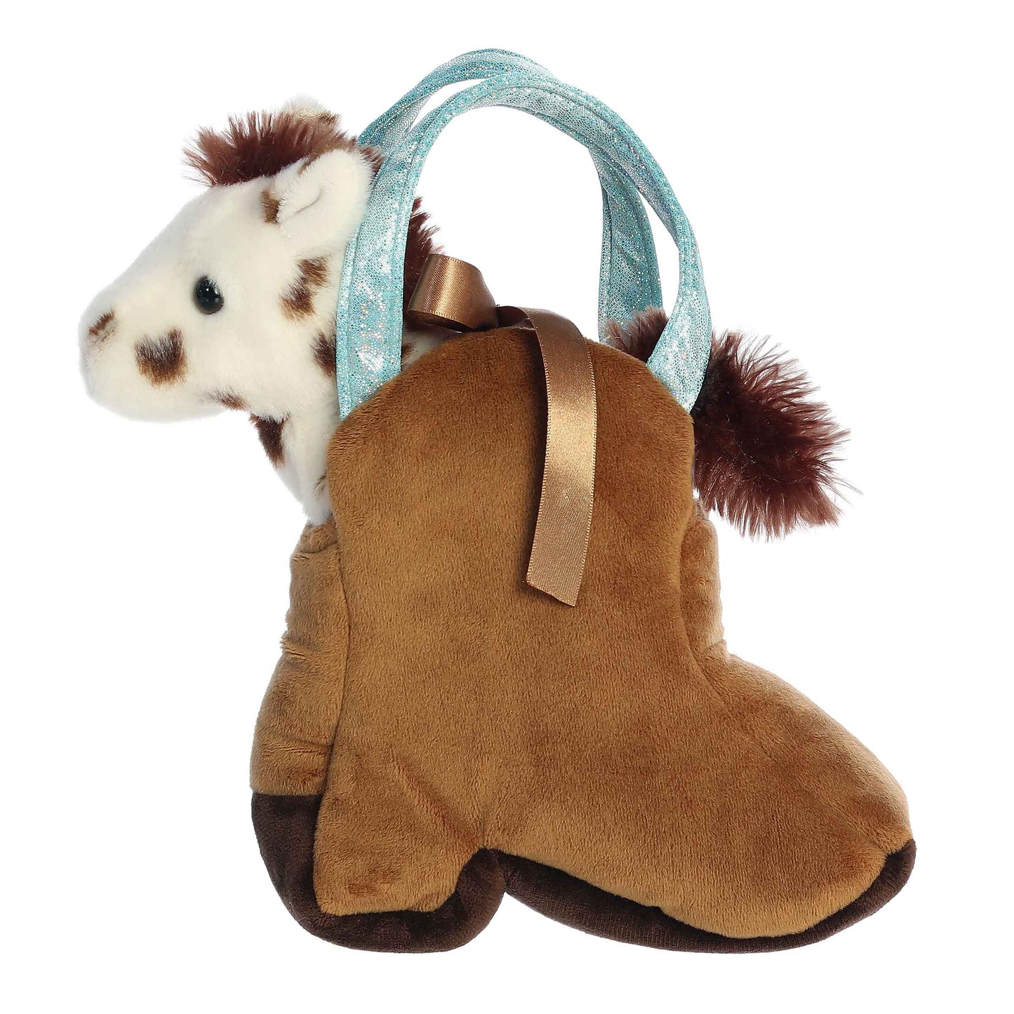 BOLSO PELUCHE PORTA CABALLO PEQUEÑO GIDDYUP BOTA VAQUERA