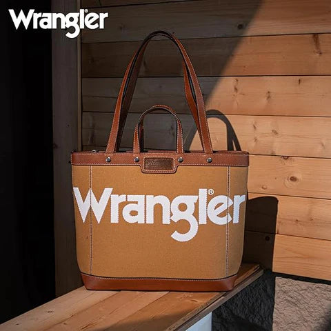 BOLSO WRANGLER CANVAS CAFÉ CORREA AL HOMBRO WG142-2002BR