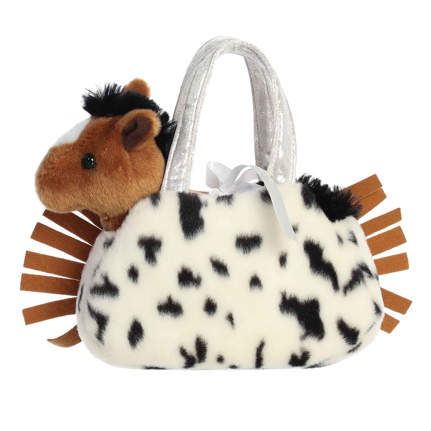 BOLSO PELUCHE PORTA CABALLO ESTILO WESTERN PONY