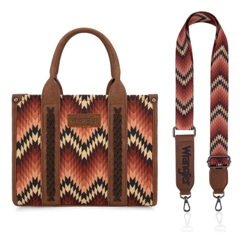 Bolsa Wrangler Tote Bag Checotah Café Marrón WG2211