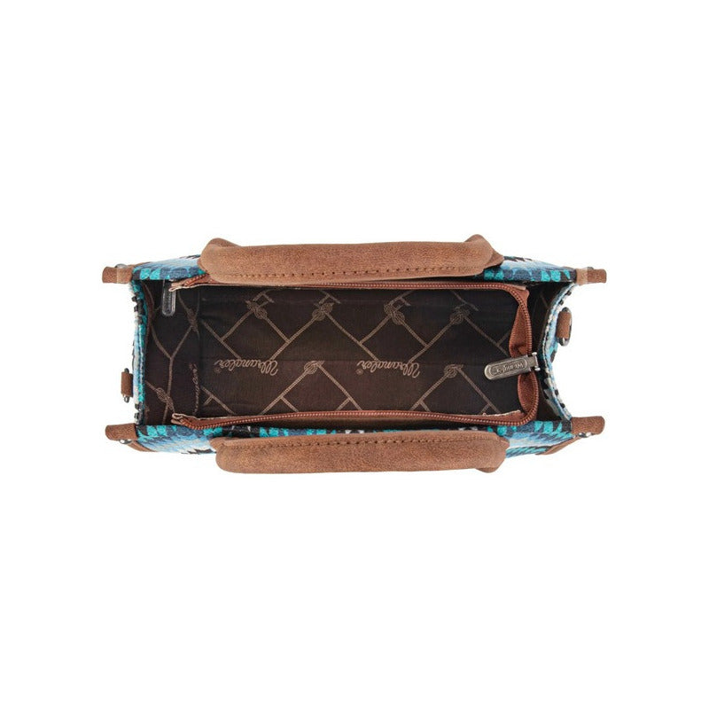 Bolsa Wrangler Tote Bag Checotah Azul Mezclilla WG2211 8120SJN