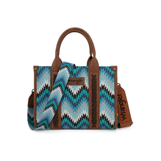Bolsa Wrangler Tote Bag Checotah Azul Mezclilla WG2211 8120SJN