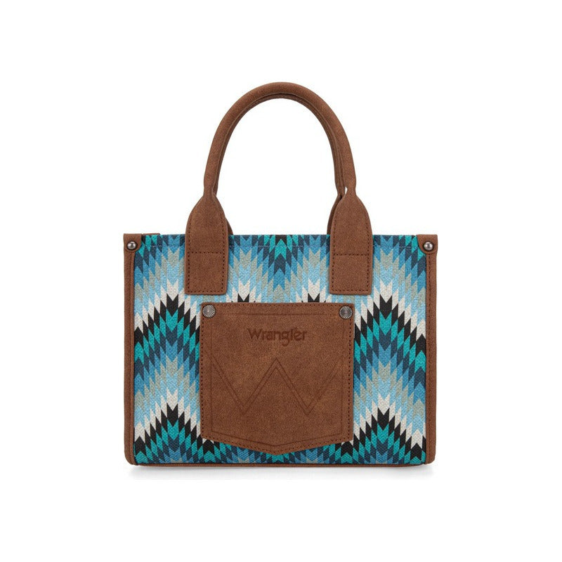 Bolsa Wrangler Tote Bag Checotah Azul Mezclilla WG2211 8120SJN