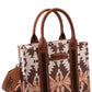 BOLSO WRANGLER TOTE BAG AZTECA CAFE CON BEIGE WG2203-8120SLCF