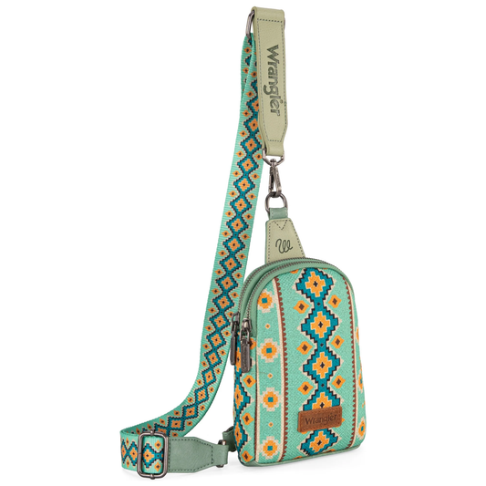 Bolso Crossbag Wrangler Cruzada Verde WG2205-210LGN