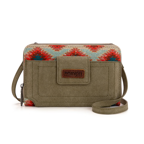 Bolso Cartera Crossbody Wrangler Verde Olivo WG221-183GN