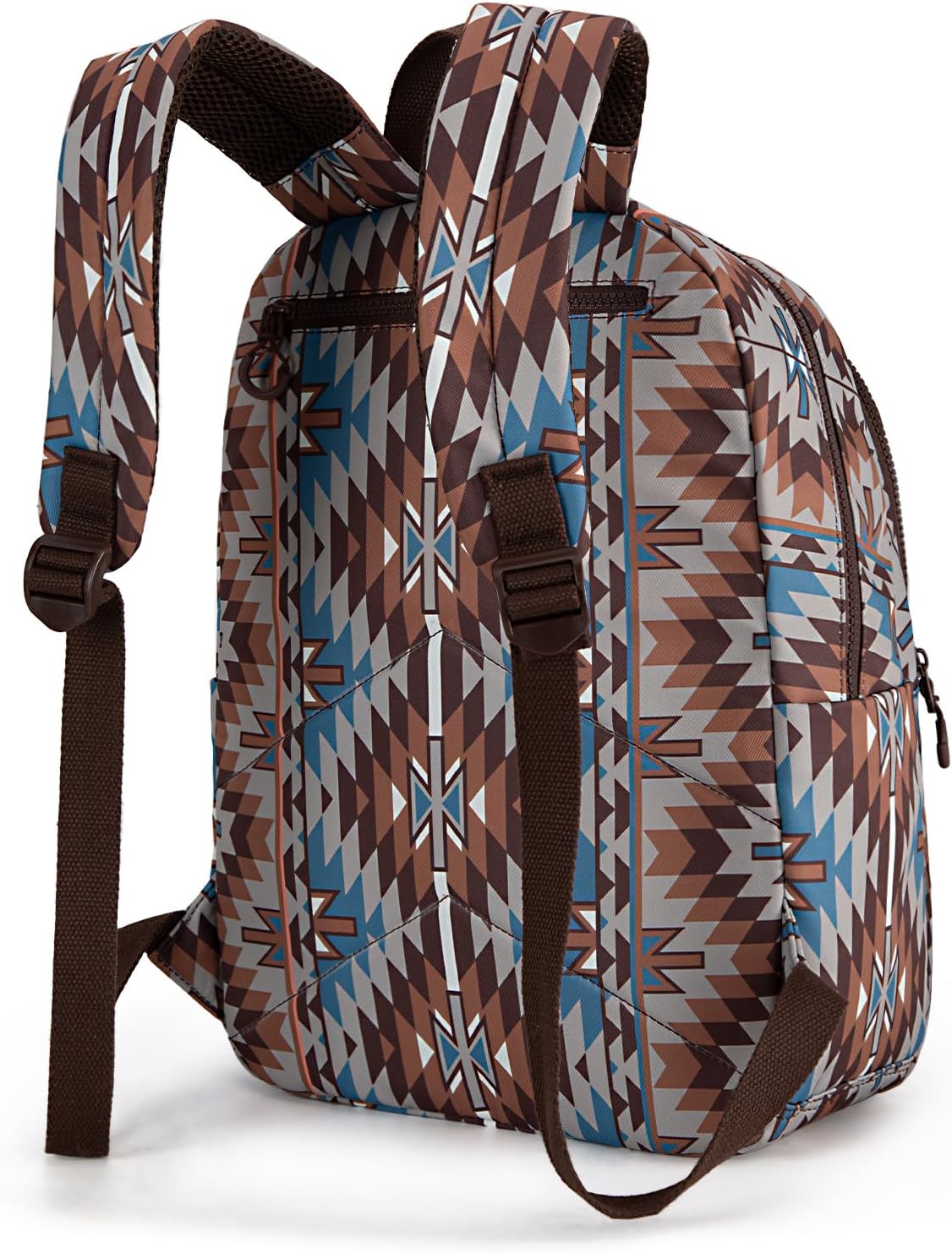 Mochila Back Pack Wrangler Estampado Azteca Café Oscuro WG2206-9110CF