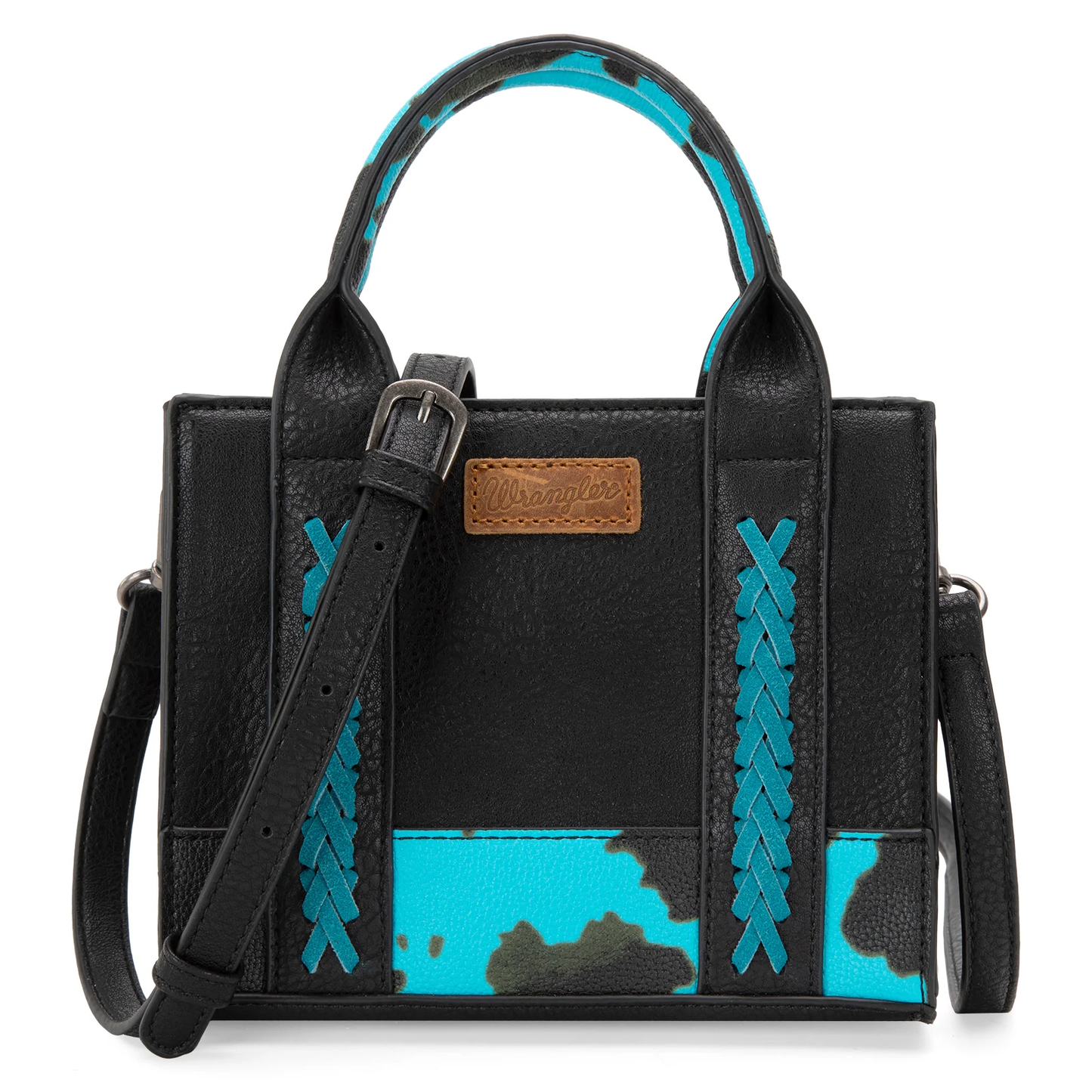 Bolso Wrangler MINI Tote Bag Print Vaca Azul/Negro WG102S-8120TQ