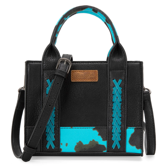 Bolso Wrangler MINI Tote Bag Print Vaca Azul/Negro WG102S-8120TQ