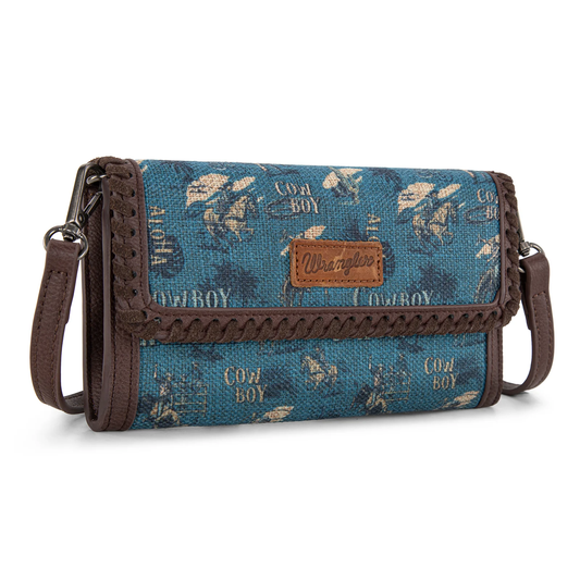 Bolso Cartera Crossbody Wrangler Vintage Azul Mezclilla WG60-1812JN
