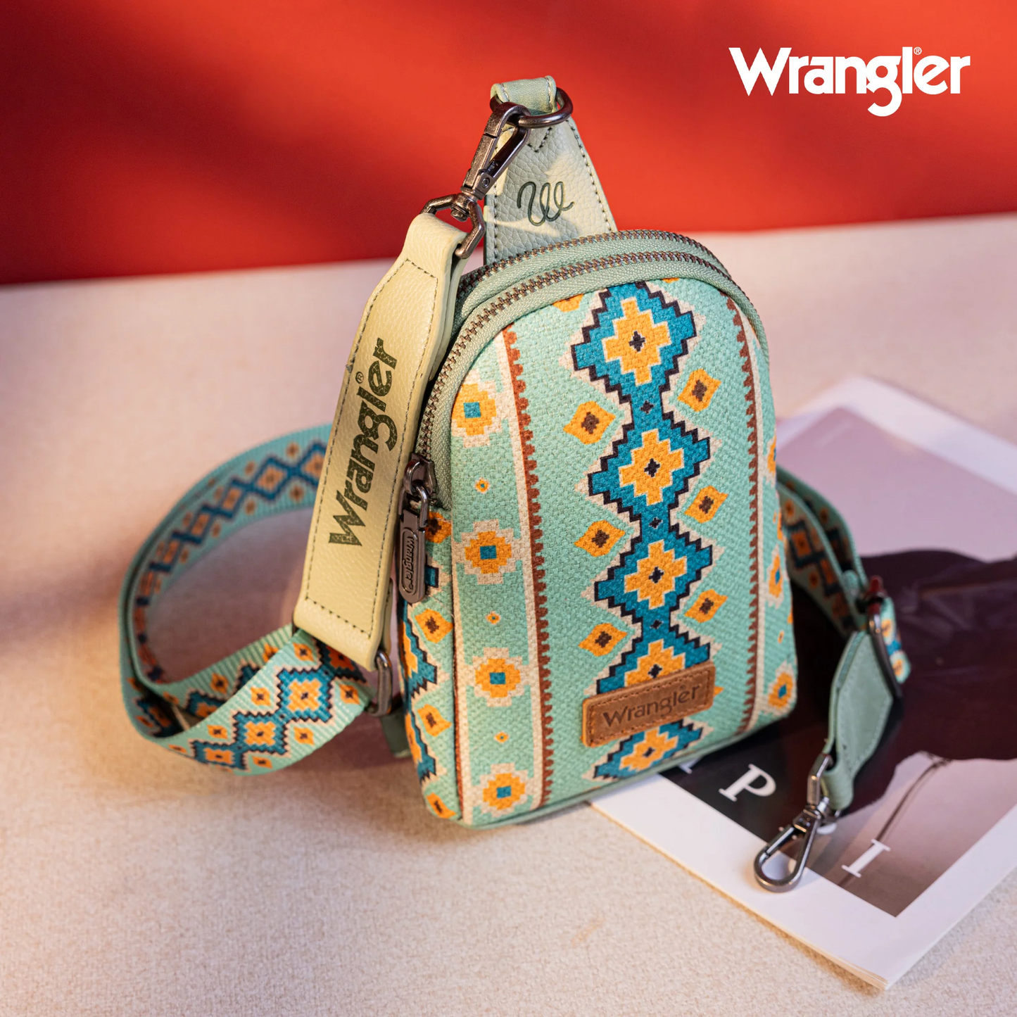 Bolso Crossbag Wrangler Cruzada Verde WG2205-210LGN