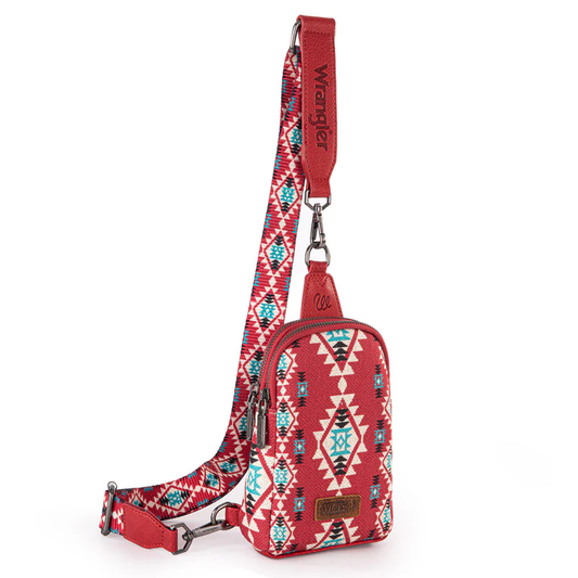 Bolso Crossbag Wrangler Cruzada Tinto WG2205-210BDY