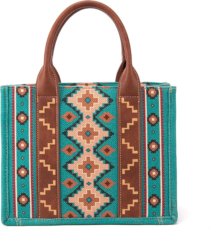 Bolso Wrangler Tote Bag Azteca Turquesa WG2203-8120STQ
