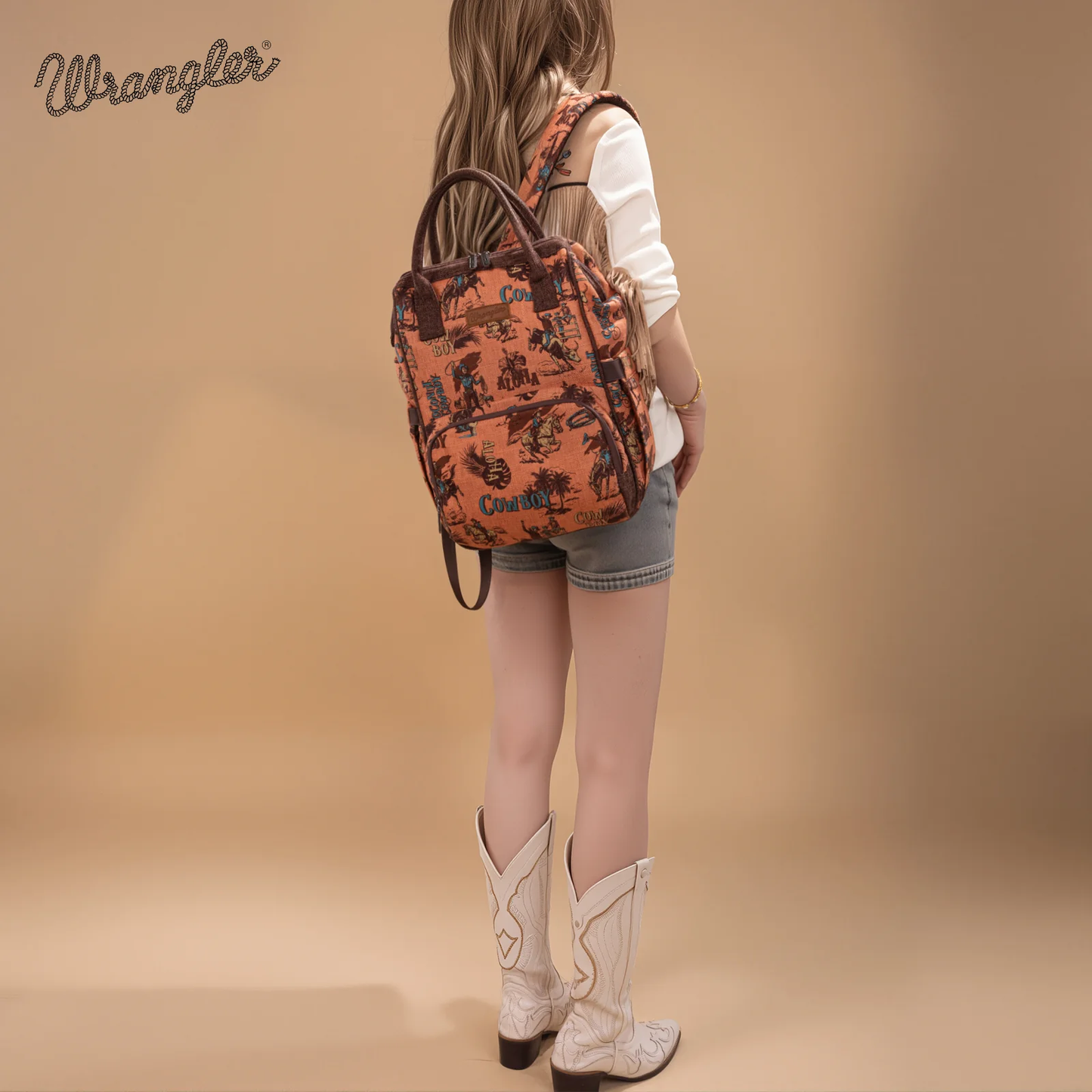 BOLSO MOCHILA WRANGLER CAFÉ XEDRON WG60-9110DBR