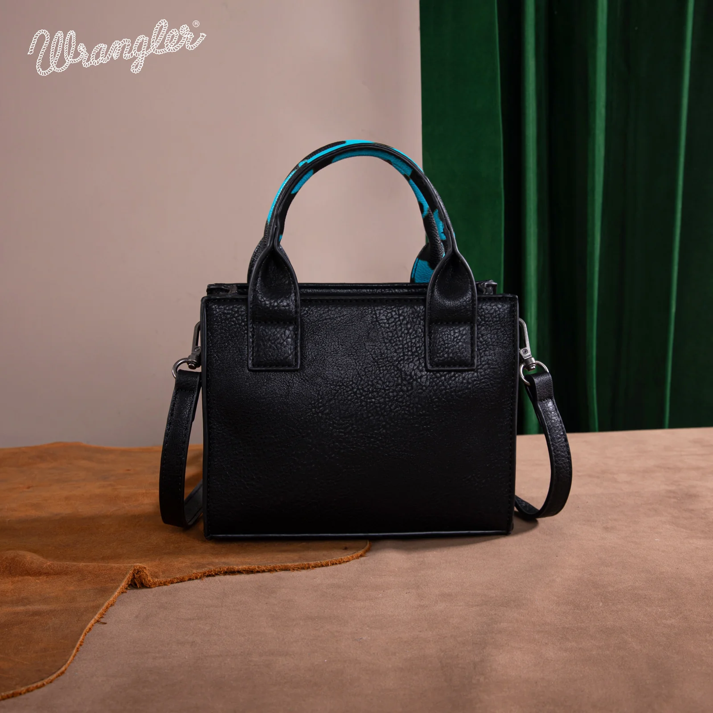 Bolso Wrangler MINI Tote Bag Print Vaca Azul/Negro WG102S-8120TQ