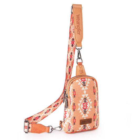 Bolso Crossbag Wrangler Cruzada Melon Naranja WG2205-210OR