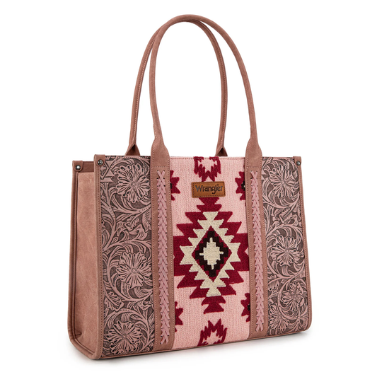 BOLSO WRANGLER GRANDE CINCELADA ROSA WG226G-8119PK