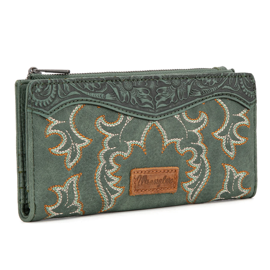 Cartera Wrangler Verde Olivo Tipo Bota WG145-212GN