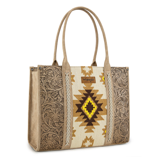 BOLSO WRANGLER GRANDE CINCELADA TAN WG226G-8119TN
