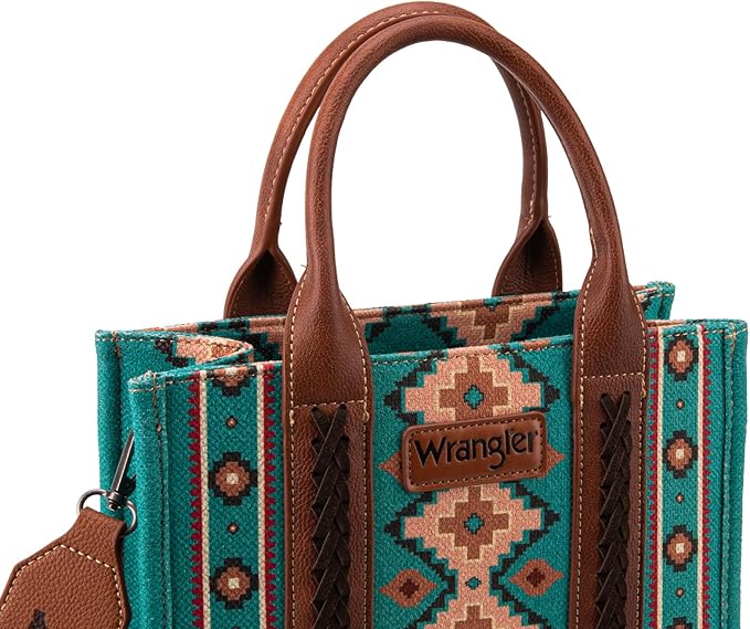 Bolso Wrangler Tote Bag Azteca Turquesa WG2203-8120STQ