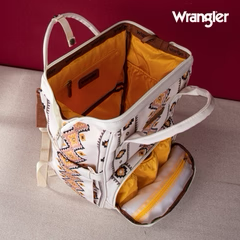 BOLSO MOCHILA PAÑALERA WRANGLER COLOR BEIGE WG2204 9110TN