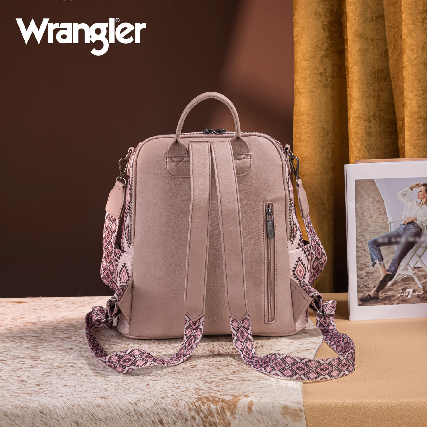 BOLSO/MOCHILA WRANGLER ESTAMPADO AZTECA WRANGLER TINTO WG213-9110PK