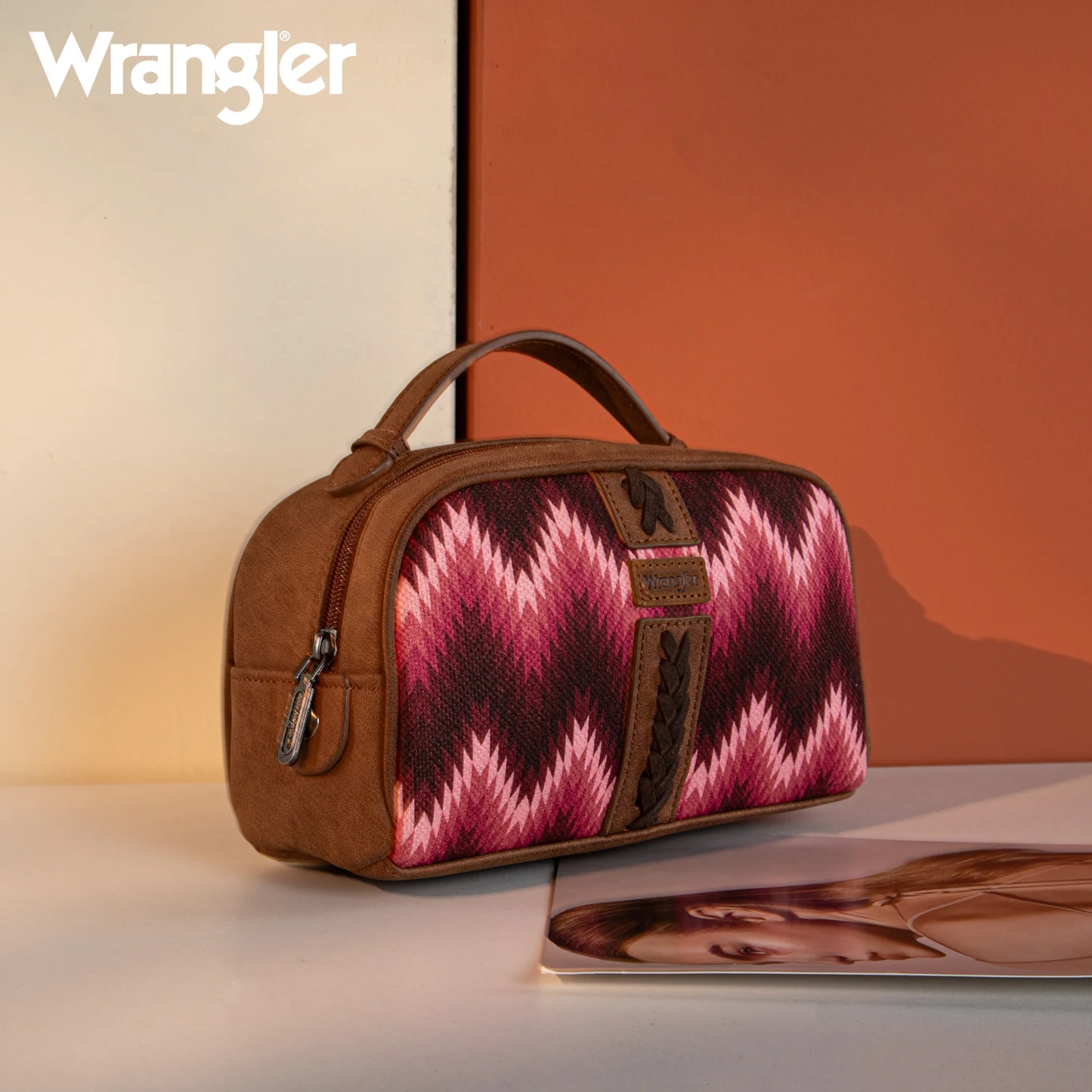Bolso De Viaje Unisex Wrangler Estampado Patron Azteca Gris WG2211-190DPK