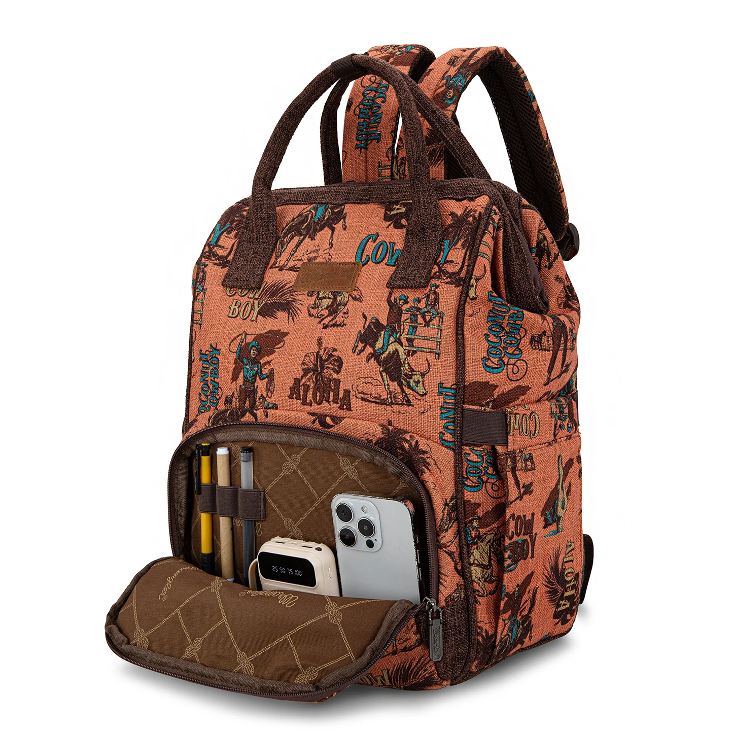 BOLSO MOCHILA WRANGLER CAFÉ XEDRON WG60-9110DBR